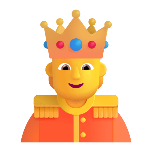 Person-With-Crown-3d-Default icon