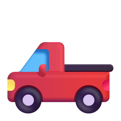 Pickup-Truck-3d icon