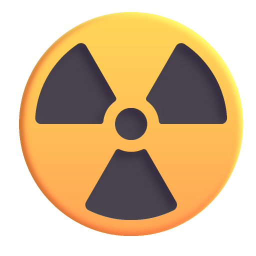 Radioactive-3d icon