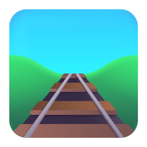 Railway Track 3d icon