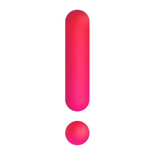 Red-Exclamation-Mark-3d icon