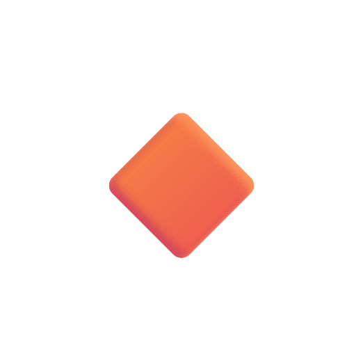 Small-Orange-Diamond-3d icon