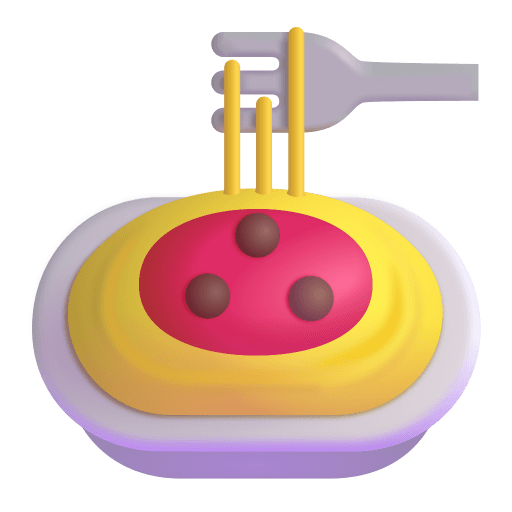 Spaghetti 3d icon