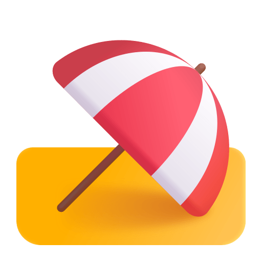 Umbrella-On-Ground-3d icon