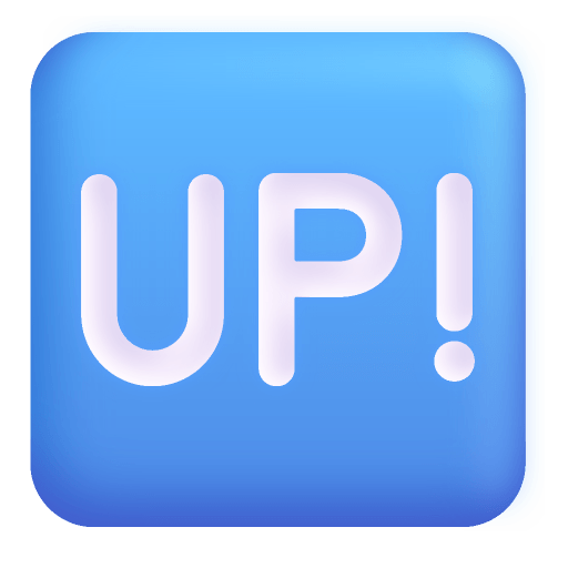 Up-Button-3d icon