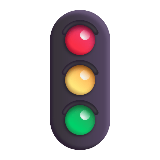 Vertical-Traffic-Light-3d icon