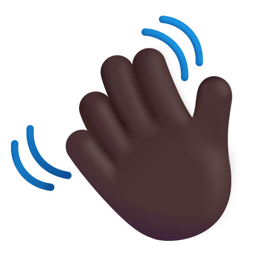 Waving-Hand-3d-Dark icon