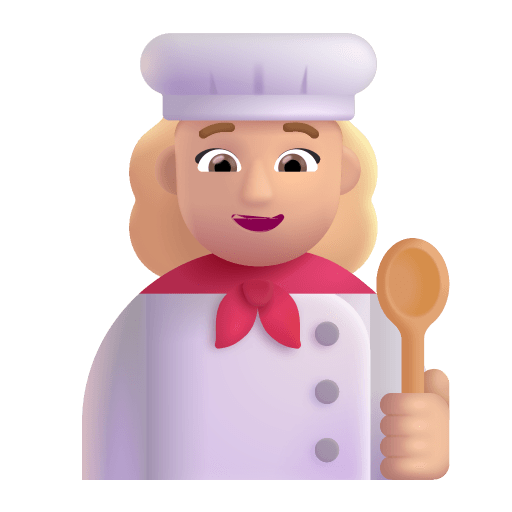 Woman-Cook-3d-Medium-Light icon