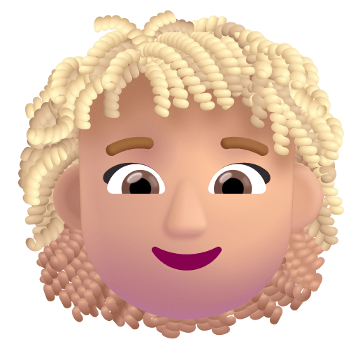 Woman-Curly-Hair-3d-Medium-Light icon