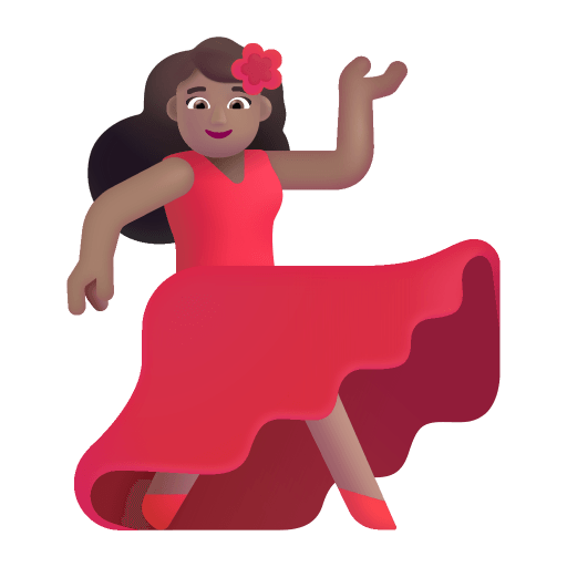 Woman Dancing 3d Medium icon