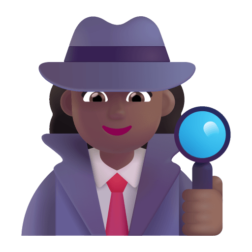 Woman-Detective-3d-Medium-Dark icon