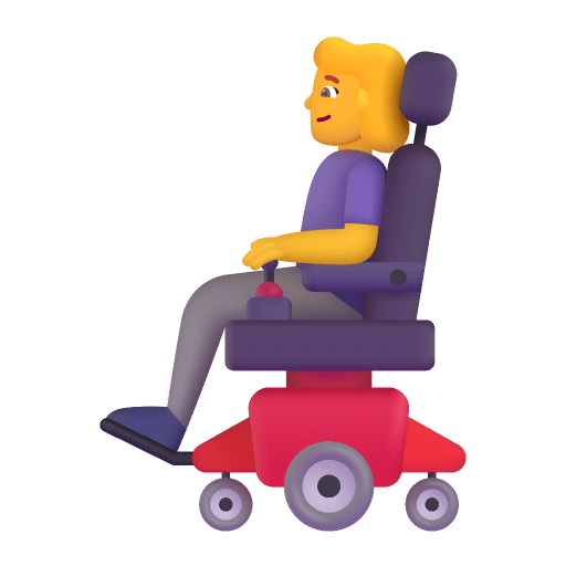 Woman-In-Motorized-Wheelchair-3d-Default icon