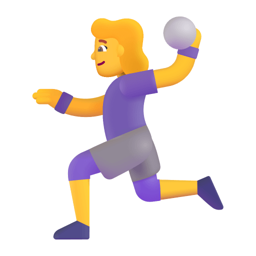 Woman-Playing-Handball-3d-Default icon