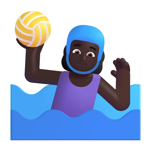 Woman-Playing-Water-Polo-3d-Dark icon