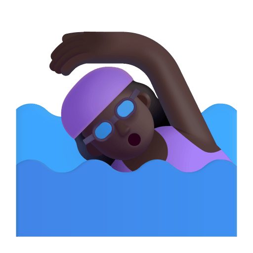 Woman-Swimming-3d-Dark icon