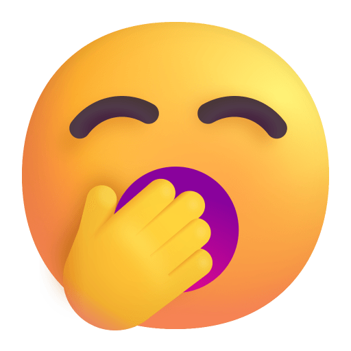 Yawning-Face-3d icon