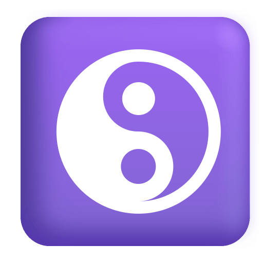 Yin Yang 3d icon