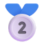 Nd Place Medal 3d icon
