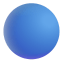 Blue Circle 3d icon
