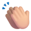 Clapping Hands 3d Medium Light icon