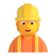 Construction Worker 3d Default icon