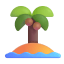 Desert Island 3d icon