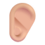 Ear 3d Medium Light icon
