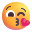 Face Blowing A Kiss 3d icon