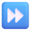 Fast Forward Button 3d icon