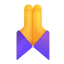 Folded Hands 3d Default icon