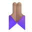 Folded Hands 3d Medium icon