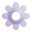 Gear 3d icon