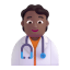 Health Worker 3d Medium Dark icon