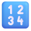Input Numbers 3d icon