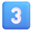 Keycap 3 3d icon