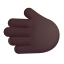 Leftwards Hand 3d Dark icon