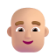 Man Bald 3d Medium Light icon