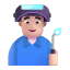 Man Factory Worker 3d Light icon