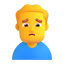 Man Frowning 3d Default icon