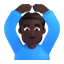 Man Gesturing Ok 3d Dark icon