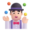 Man Juggling 3d Light icon