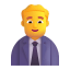Man Office Worker 3d Default icon