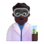 Man Scientist 3d Dark icon