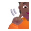 Person Deaf 3d Medium Dark icon