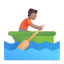 Person Rowing Boat 3d Medium icon