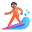 Person Surfing 3d Medium icon