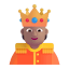 Person With Crown 3d Medium icon