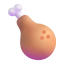 Poultry Leg 3d icon