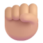 Raised Fist 3d Medium Light icon
