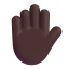 Raised Hand 3d Dark icon